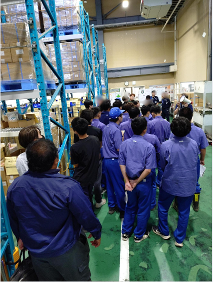 工場見学の様子