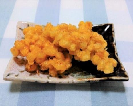 サニーショコラライラスイートコーンの天ぷら