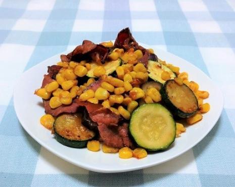 サニーショコラライラスイートコーンの炒め物