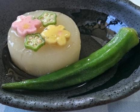 ブルースカイオクラの煮物