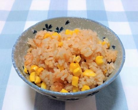 サニーショコラライラスイートコーンの炊き込みご飯