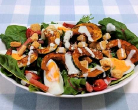 坊ちゃんカボチャのサラダ